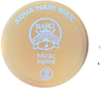 3 Stuks BABO Aqua Hair Wax Miraç 150ml - afbeelding 2