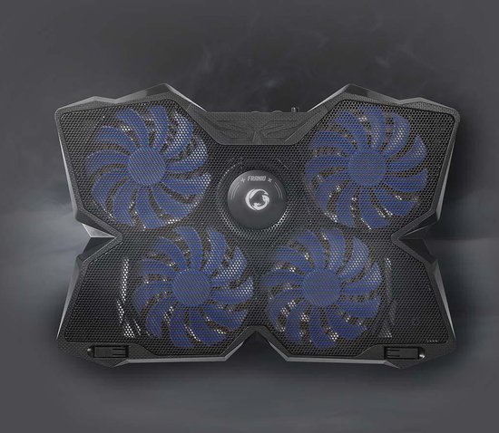 Nedis Gaming Notebook Koeler - Aantal ventilatoren: 4 - USB Gevoed - 15 " - 19 " - LED - afbeelding 7