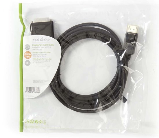 | DisplayPort Male | DVI-D 24+1-Pins Male | | | m | | | Zwart | - afbeelding 27