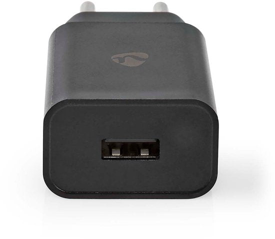 Nedis Oplader - 12 W - 1x 2.4 A - Outputs: 1 - USB-A - USB Type-C (Los) Kabel - 1.00 m - Single Voltage Output - Zwart - afbeelding 3