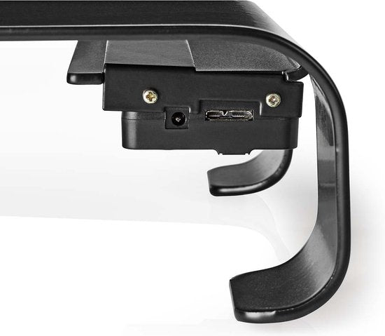 Nedis Monitorstandaard - Ergonomie: Yes - Maximaal draagvermogen: 18 kg - Universeel - USB Hub - Verstelbare hoogte: Nee - afbeelding 12