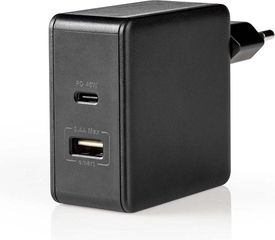 Nedis thuislader met 1 USB-C PD en 1 USB-A poort - 57W - afbeelding 24