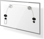 Nedis Vaste TV-Muurbeugel - 37-70 " - Maximaal schermgewicht: 50 kg - Minimale muurafstand: 14.5 mm - Montage draad - ABS / Staal - Metaal / Zwart - afbeelding 4