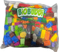 BiOBUDDi Bio BIG Bag – mix van 250 speelgoedstenen - 2,3 Kg compatible met oa DUPLO - afbeelding 1