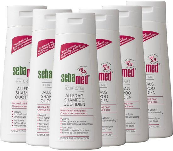 Sebamed Alledag Shampoo - 200 ml 6 pack - afbeelding 1