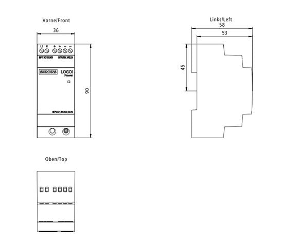 Siemens 6EP3331-6SB00-0AY0 PLC-netvoeding 24 V - afbeelding 5