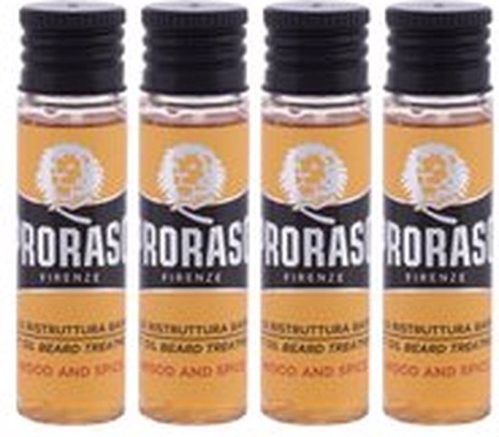 Baard Olie Yellow Proraso Warm (4 x 17 ml) - afbeelding 2