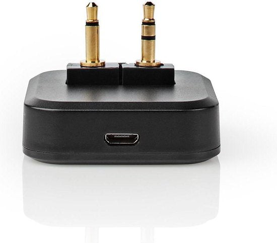 Bluetooth-Zender - Input: 2x 3,5 mm Male - SBC - Maximaal 1 Apparaat - 5 uur - Automatische uitschakelfunctie - Zwart - afbeelding 2