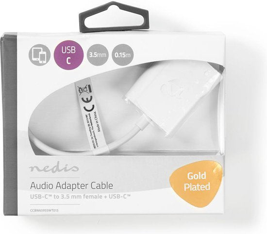 USB-C audio adapter USB-C - audio - 0,15 - afbeelding 4