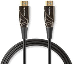 Nedis Actieve Optische High Speed HDMI-Kabel met Ethernet - HDMI Connector - HDMI Connector - 4K@60Hz - 18 Gbps - 20.0 m - Rond - PVC - Zwart - Gift Box - afbeelding 2