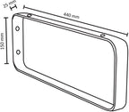 Differnz Ophangbeugel Voor wastafel 15 x 2.5 x 44 cm chroom - afbeelding 3