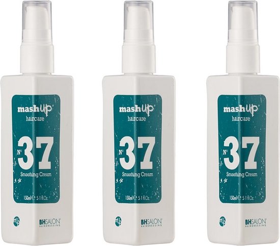 mashUp haircare N° 37 Smoothing Cream 150ml – 3 stuks - afbeelding 1