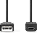 Nedis USB-kabel m 2.0 Micro-USB B Zwart Zwart - 421626 — EAN 5412810421626