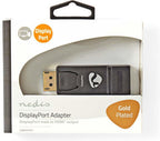 Nedis DisplayPort-Adapter - DisplayPort Male - HDMI Output - 4K@30Hz - Verguld - Recht - Rond - ABS - ABS - Antraciet - Doos - afbeelding 7