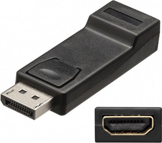 Nedis DisplayPort-Adapter - DisplayPort Male - HDMI Output - 1080p@60Hz - Vernikkeld - Recht - Rond - ABS - ABS - Zwart - Doos - afbeelding 14