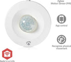 Nedis SmartLife Bewegingssensor - Zigbee 3.0 - Batterij Gevoed - IP20 - Detectiehoek: 120 ° - Detectiebereik: 5 m - Max. batterijduur: 12 Maanden - Wit - afbeelding 4