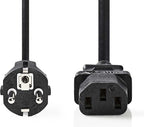 Nedis electriciteitssnoer Zwart m C13 - afbeelding 33