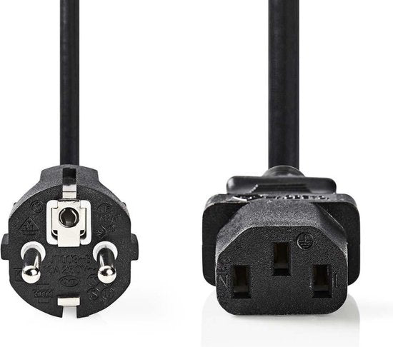 Nedis electriciteitssnoer Zwart m C13 - afbeelding 33