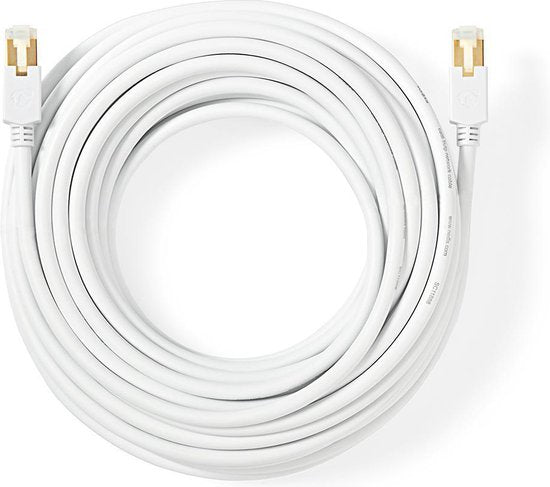 Nedis CAT6 Netwerkkabel - RJ45 Male - RJ45 Male - F/UTP - 20.0 m - Rond - LSZH / PVC - Wit - Window Box - afbeelding 4
