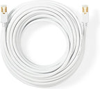 Nedis CAT6 Netwerkkabel - RJ45 Male - RJ45 Male - F/UTP - 20.0 m - Rond - LSZH / PVC - Wit - Window Box - afbeelding 4