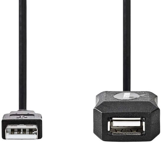 Nedis Actieve USB 2.0-Verlengkabel A F BK - afbeelding 3