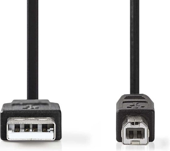 Nedis USB-kabel m USB A USB B Zwart - afbeelding 13