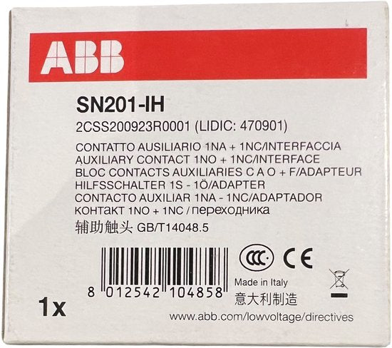 ABB Systeem Pro M Compact Hulpcontactblok - 2CSS200923R0001 - E2NA6 - afbeelding 4