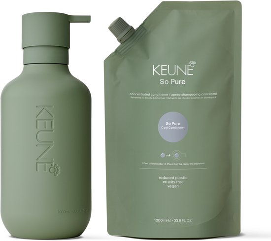 Keune So Pure Cool Conditioner Refill 1000 ml - afbeelding 4