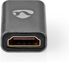 Nedis HDMI-Repeater - 20 m - 4K@30Hz - 10.2 Gbps - Aluminium - Gun Metal Grijs - afbeelding 1