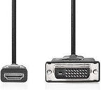 Nedis HDMI Kabel - HDMI Connector - DVI-D 24+1-Pins Male - 1080p - Vernikkeld - 3.00 m - Recht - PVC - Zwart - Label - afbeelding 4