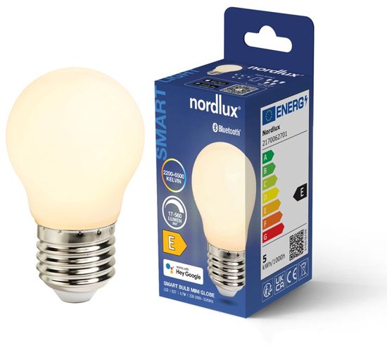 Nordlux - SMART LED Lamp - Bulb Mini Globe - E27 - 4,7 W - afbeelding 3
