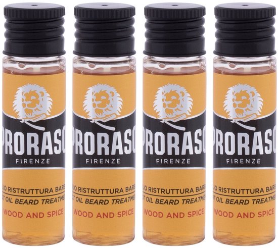 Baard Olie Yellow Proraso Warm (4 x 17 ml) - afbeelding 5