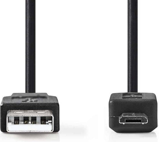 Nedis USB-kabel m 2.0 Micro-USB B Zwart - afbeelding 34