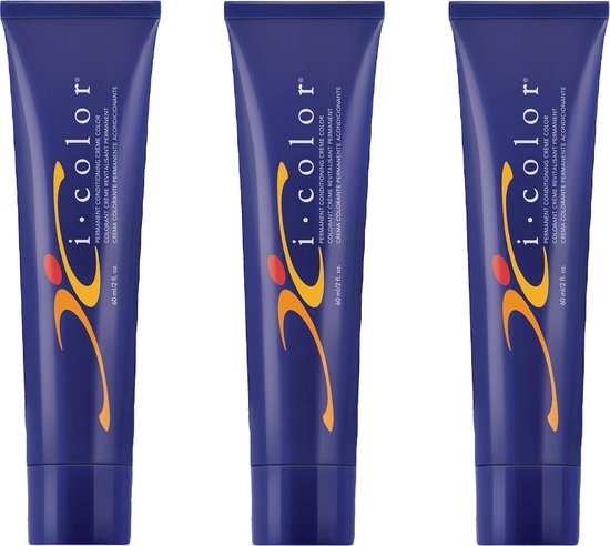 ISO i color Permanent Conditioning Crème Color 60ml 4VV (4.77)African Amethyst x 3 tubes - afbeelding 2
