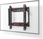 Nedis Vaste TV-Muurbeugel - 13-27 " - Maximaal schermgewicht: 15 kg - Minimale muurafstand: 24 mm - Staal - Zwart - afbeelding 2