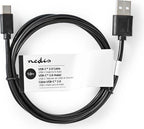 USB-Kabel - USB 2.0 - USB-A Male - USB-C Male - W - 480 Mbps - Vernikkeld - m - Rond - PVC - afbeelding 27