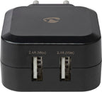Wandoplader | 4,8 A | 2 uitgangen | USB-A | - afbeelding 18