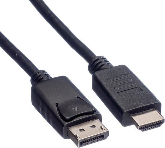 Nedis DisplayPort-Kabel - DisplayPort Male - HDMI Connector - 4K@30Hz - Vernikkeld - 2.00 m - Rond - PVC - Zwart - Doos - afbeelding 10