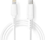 Nedis Lightning Kabel - USB 2.0 - Apple Lightning 8-Pins - USB-C Male - 480 Mbps - Vernikkeld - 1.00 m - Rond - PVC - Wit - Doos - afbeelding 10