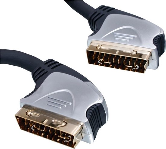 HQ Hoge Kwaliteit Scart Kabel 5.00 M - afbeelding 3