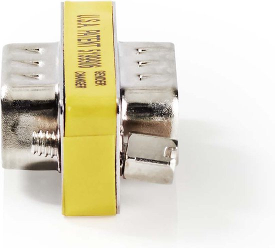 Nedis VGA-Adapter - VGA Male - VGA Male - Vernikkeld - Recht - Metaal - Metaal - Polybag - afbeelding 2