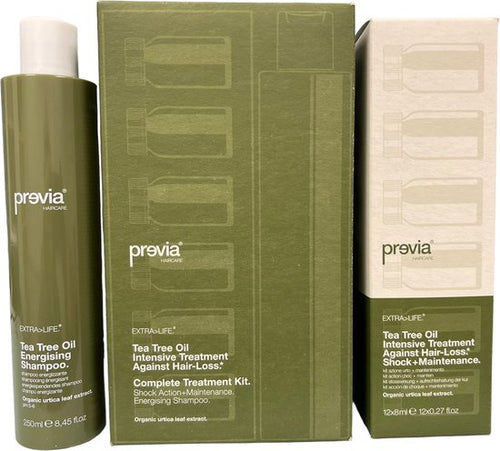 previa EXTRA>LIFE Tea Tree Oil Intensive Treatment Against Hair-loss - Complete Treatment Kit - afbeelding 2