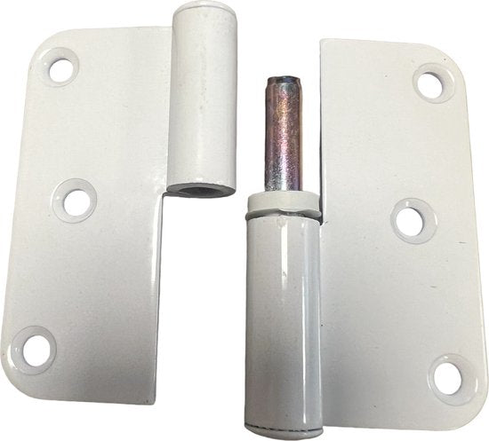 Paumelle merk CEUR 80mm x 80 mm 3 stuks Staal Rechts - afbeelding 2