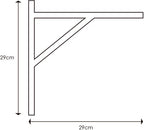 Home Sweet Home - Wandhaak Angle - voor muur hanglamp - haak gemaakt van hout - 30/3/30cm - maak je eigen unieke lamp - afbeelding 5