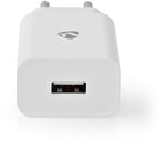 Nedis Oplader - 12 W - 1x 2.4 A - Outputs: 1 - USB-A - Lightning 8-Pins (Los) Kabel - 1.00 m - Single Voltage Output - Wit - afbeelding 12