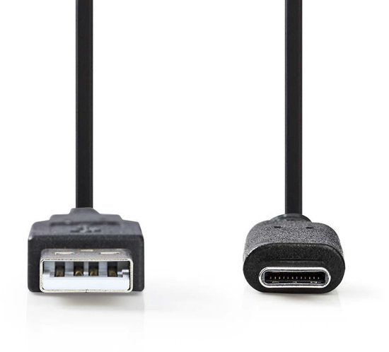 Nedis USB-Kabel - USB 3.2 Gen 2 - USB-A Male - USB-C Male - 60 W - 10 Gbps - Vernikkeld - 1.00 m - Rond - PVC - Zwart - Label - afbeelding 7