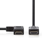 Nedis High Speed ​​HDMI-Kabel met Ethernet - Rechts Gehoekte HDMI Connector - HDMI Connector - 4K@30Hz - 10.2 Gbps - 1.50 m - Rond - PVC - Zwart - Envelop - afbeelding 7
