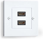 Nedis HDMI Wandcontactdoos - 2x HDMI Female - 4K@60Hz - HDMI Output - Zwart - 18 Gbps - Verguld - Envelop - afbeelding 7