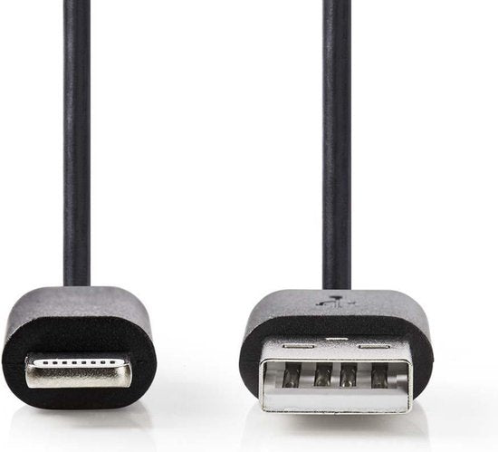 Nedis Lightning naar USB kabel - zwart - meter - afbeelding 12