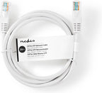 Nedis CAT5e-Kabel - U/UTP - RJ45 Male - RJ45 Male - 20.0 m - Rond - PVC - Wit - Label - afbeelding 3